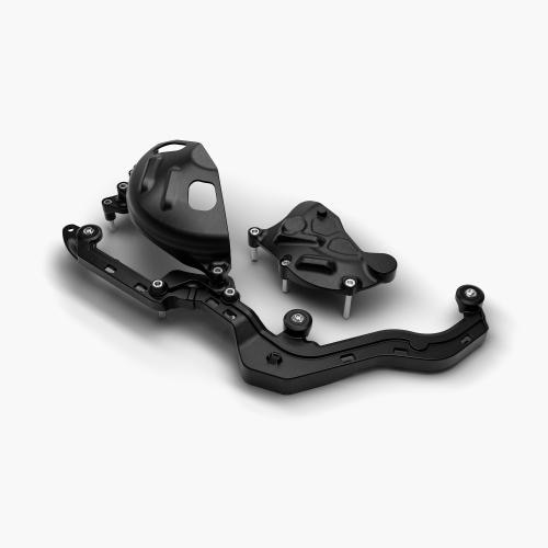 Aluminum Engine Covers Black Aprilia