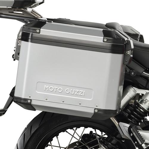 Jeu de valises latérales en aluminium URBAN pour Moto Guzzi V85 TT -  2S0013544
