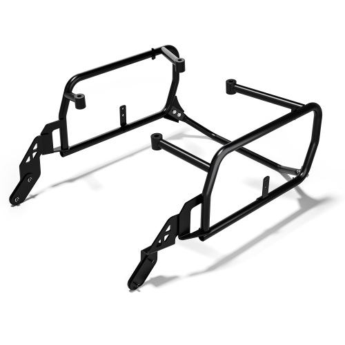 Rails for aluminum panniers Black Moto Guzzi
