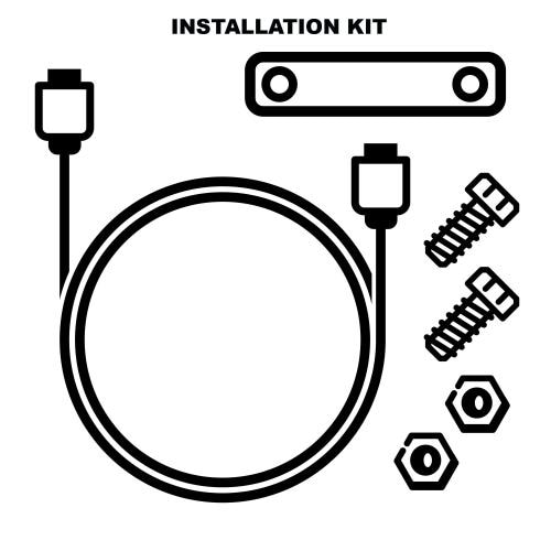 PIAGGIO MIA - KIT INSTALLAZIONE Black Piaggio