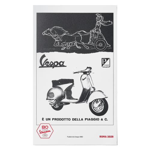 VESPA 80TH POSTER ROME for Vespa 8l0253m| Vespa