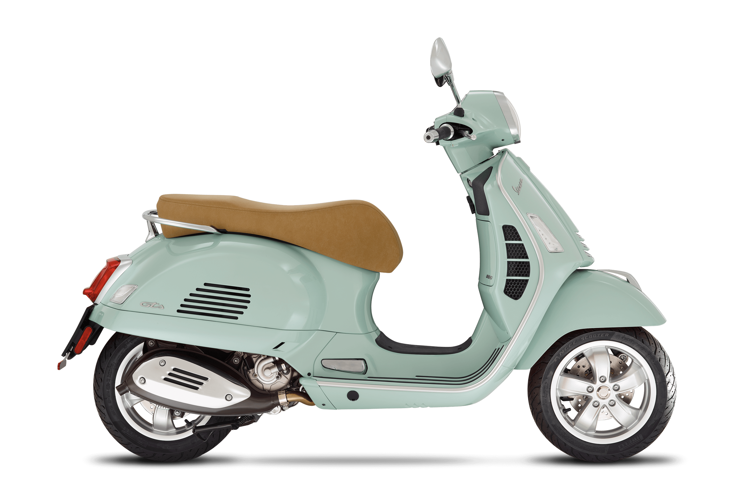 Paire De Leviers De Frein Accossato Pour Piaggio Vespa GTS I.E. 2007-2019 (300cc) - Compatible Origine, Matériau Haute Qualité
